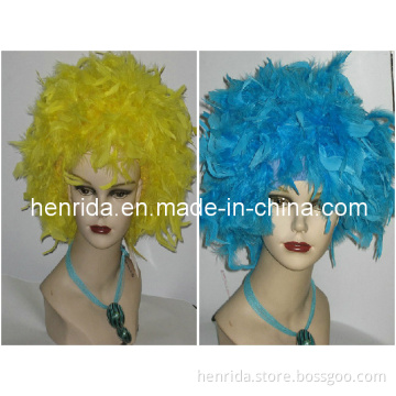 Feather Hair Wig, Synthtic Wigs (0107)
